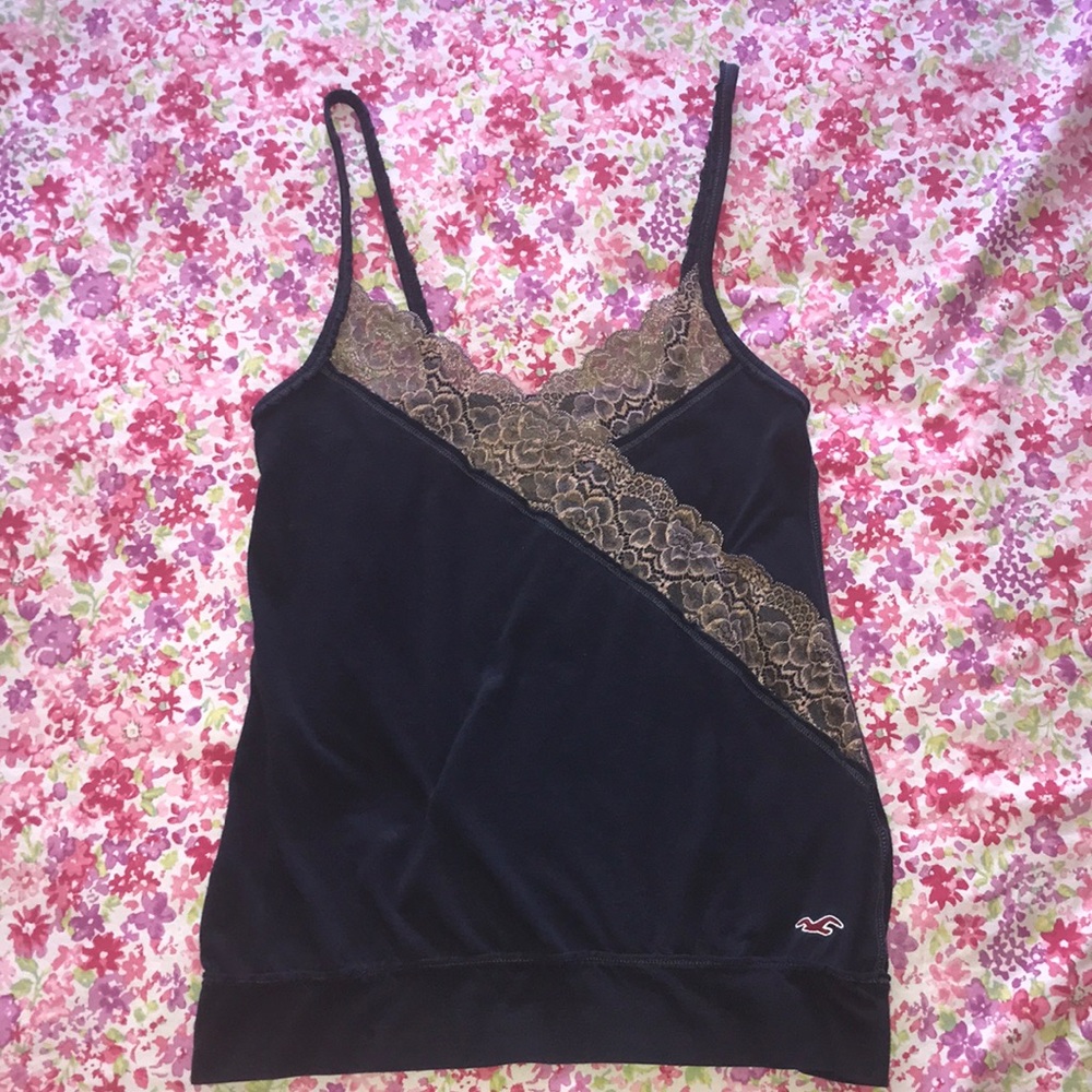 Hollister Navy Blue Top